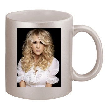 Carrie Underwood 11oz Metallic Silver Mug