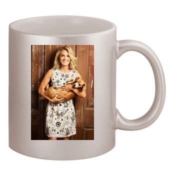 Carrie Underwood 11oz Metallic Silver Mug