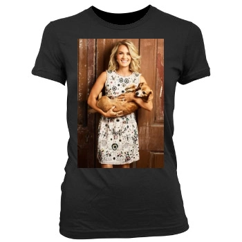 Carrie Underwood Women's Junior Cut Crewneck T-Shirt