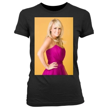 Carrie Underwood Women's Junior Cut Crewneck T-Shirt