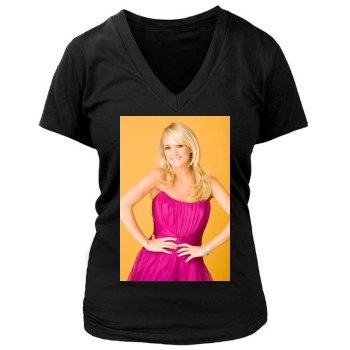 Carrie Underwood Women's Deep V-Neck TShirt