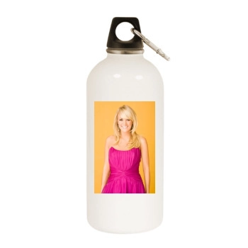 Carrie Underwood White Water Bottle With Carabiner