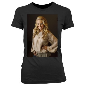 Carrie Underwood Women's Junior Cut Crewneck T-Shirt