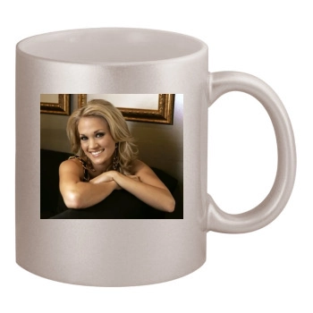 Carrie Underwood 11oz Metallic Silver Mug