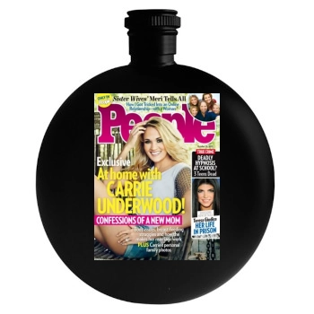 Carrie Underwood Round Flask