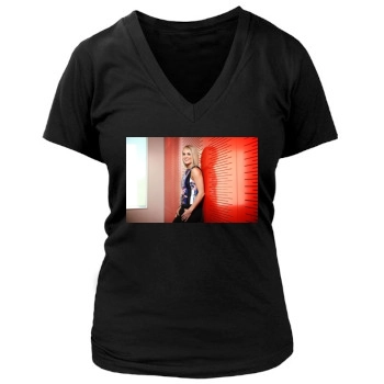 Carrie Underwood Women's Deep V-Neck TShirt