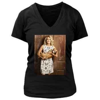 Carrie Underwood Women's Deep V-Neck TShirt