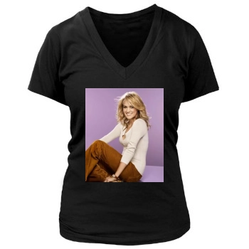 Carrie Underwood Women's Deep V-Neck TShirt