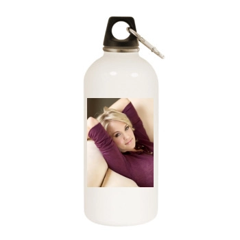 Carrie Underwood White Water Bottle With Carabiner