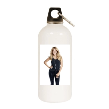 Carrie Underwood White Water Bottle With Carabiner