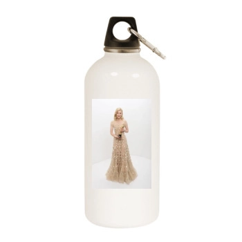 Cate Blanchett White Water Bottle With Carabiner