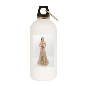 Cate Blanchett White Water Bottle With Carabiner