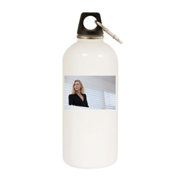 Cate Blanchett White Water Bottle With Carabiner