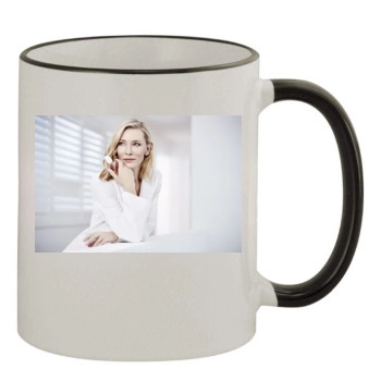 Cate Blanchett 11oz Colored Rim & Handle Mug