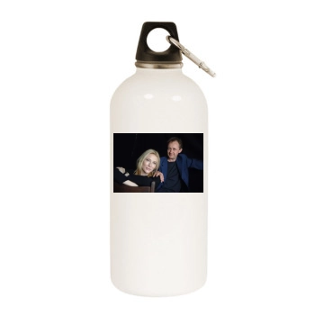 Cate Blanchett White Water Bottle With Carabiner