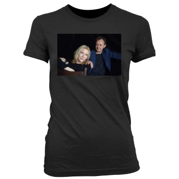 Cate Blanchett Women's Junior Cut Crewneck T-Shirt