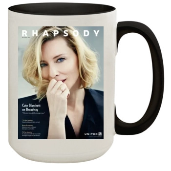 Cate Blanchett 15oz Colored Inner & Handle Mug