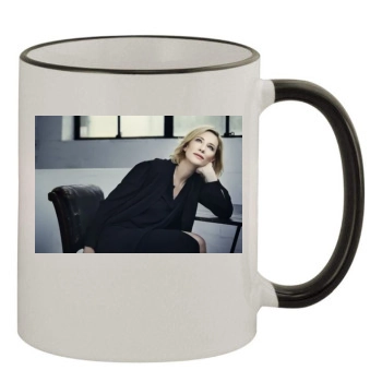 Cate Blanchett 11oz Colored Rim & Handle Mug