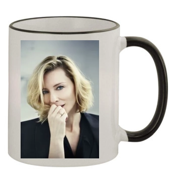 Cate Blanchett 11oz Colored Rim & Handle Mug