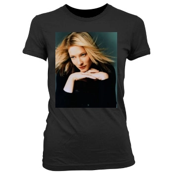 Cate Blanchett Women's Junior Cut Crewneck T-Shirt