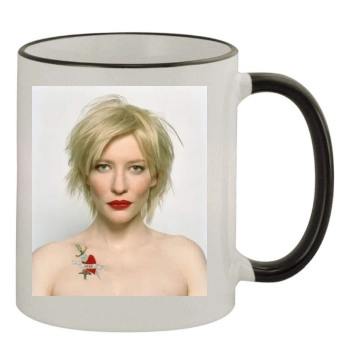 Cate Blanchett 11oz Colored Rim & Handle Mug