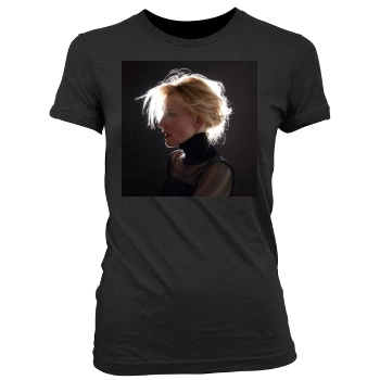 Cate Blanchett Women's Junior Cut Crewneck T-Shirt