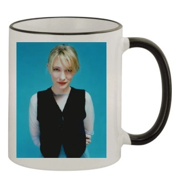 Cate Blanchett 11oz Colored Rim & Handle Mug