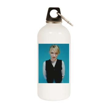 Cate Blanchett White Water Bottle With Carabiner