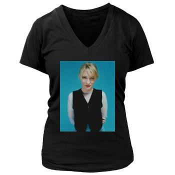 Cate Blanchett Women's Deep V-Neck TShirt