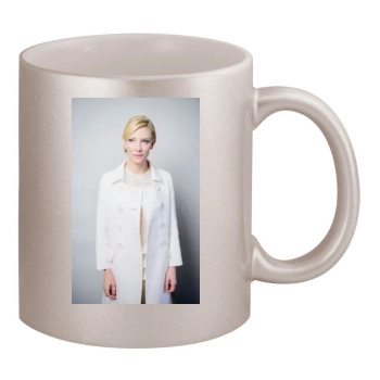 Cate Blanchett 11oz Metallic Silver Mug