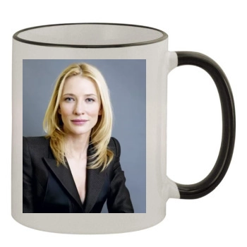 Cate Blanchett 11oz Colored Rim & Handle Mug