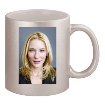 Cate Blanchett 11oz Metallic Silver Mug