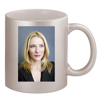 Cate Blanchett 11oz Metallic Silver Mug