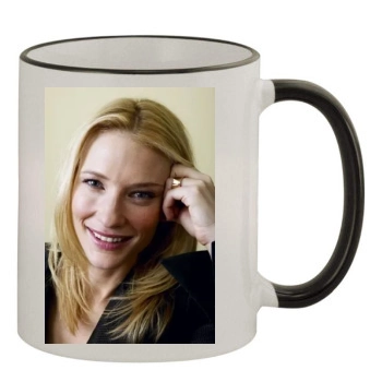 Cate Blanchett 11oz Colored Rim & Handle Mug