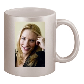 Cate Blanchett 11oz Metallic Silver Mug