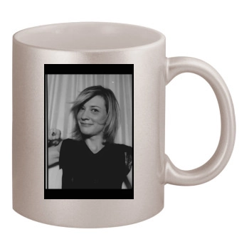 Cate Blanchett 11oz Metallic Silver Mug