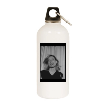 Cate Blanchett White Water Bottle With Carabiner