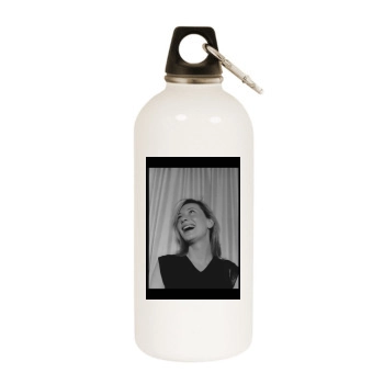 Cate Blanchett White Water Bottle With Carabiner