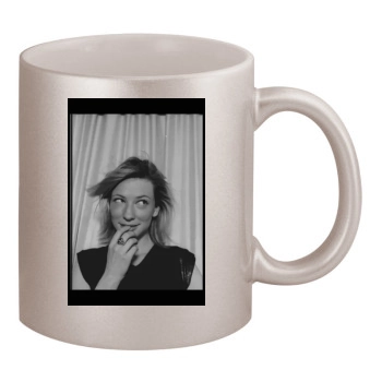 Cate Blanchett 11oz Metallic Silver Mug