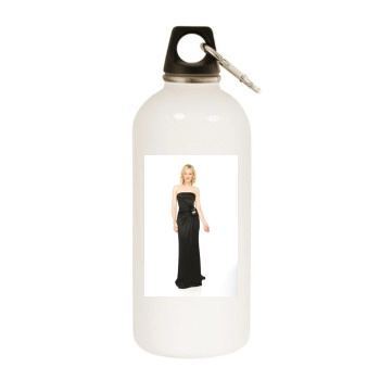 Cate Blanchett White Water Bottle With Carabiner