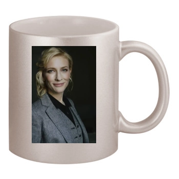 Cate Blanchett 11oz Metallic Silver Mug