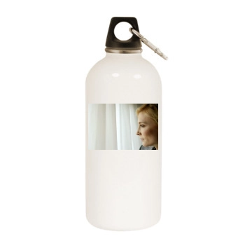 Cate Blanchett White Water Bottle With Carabiner