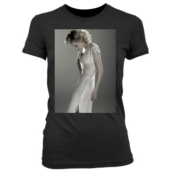 Cate Blanchett Women's Junior Cut Crewneck T-Shirt