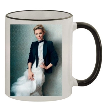 Cate Blanchett 11oz Colored Rim & Handle Mug