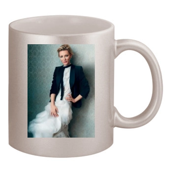 Cate Blanchett 11oz Metallic Silver Mug