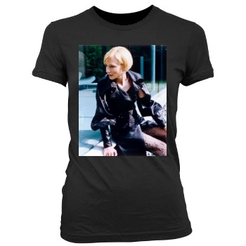 Cate Blanchett Women's Junior Cut Crewneck T-Shirt