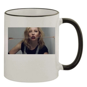 Cate Blanchett 11oz Colored Rim & Handle Mug