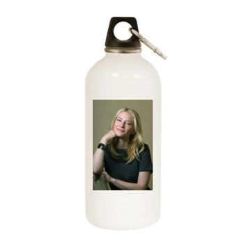 Cate Blanchett White Water Bottle With Carabiner