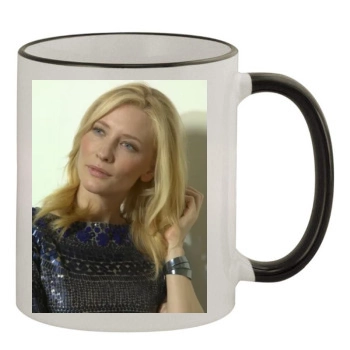 Cate Blanchett 11oz Colored Rim & Handle Mug