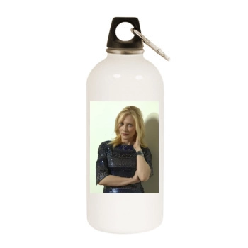 Cate Blanchett White Water Bottle With Carabiner